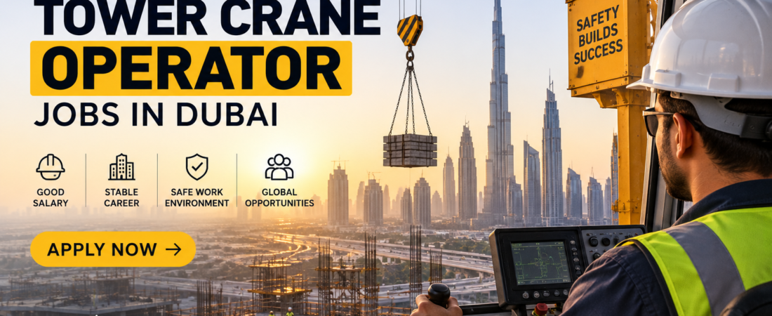 Tower Crane Operator Jobs in Dubai 2026 – Salary, Requirements, Duties & How to Apply