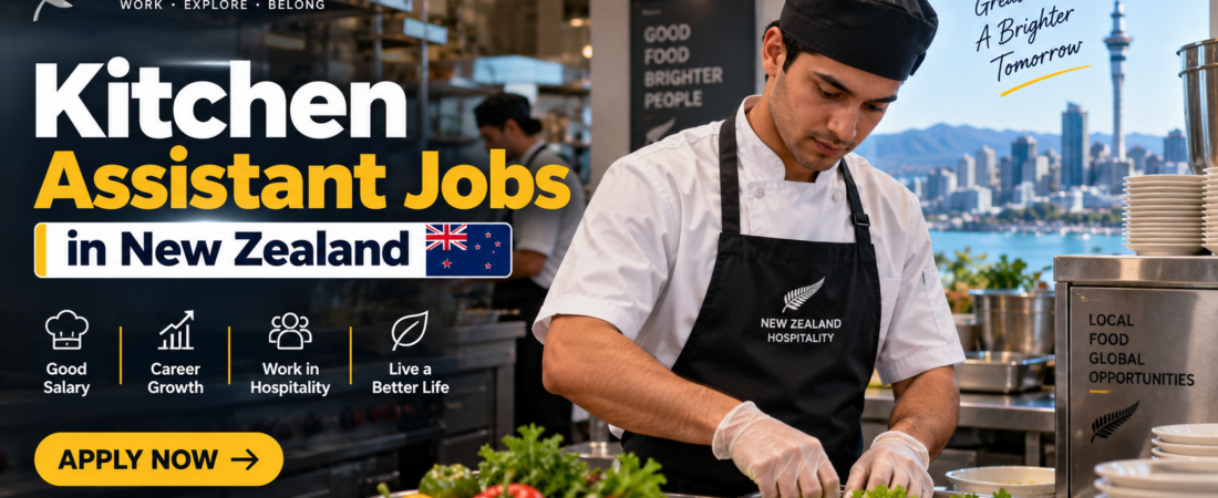Kitchen Assistant Jobs in New Zealand 2026 – Salary, Requirements, Visa & How to Apply