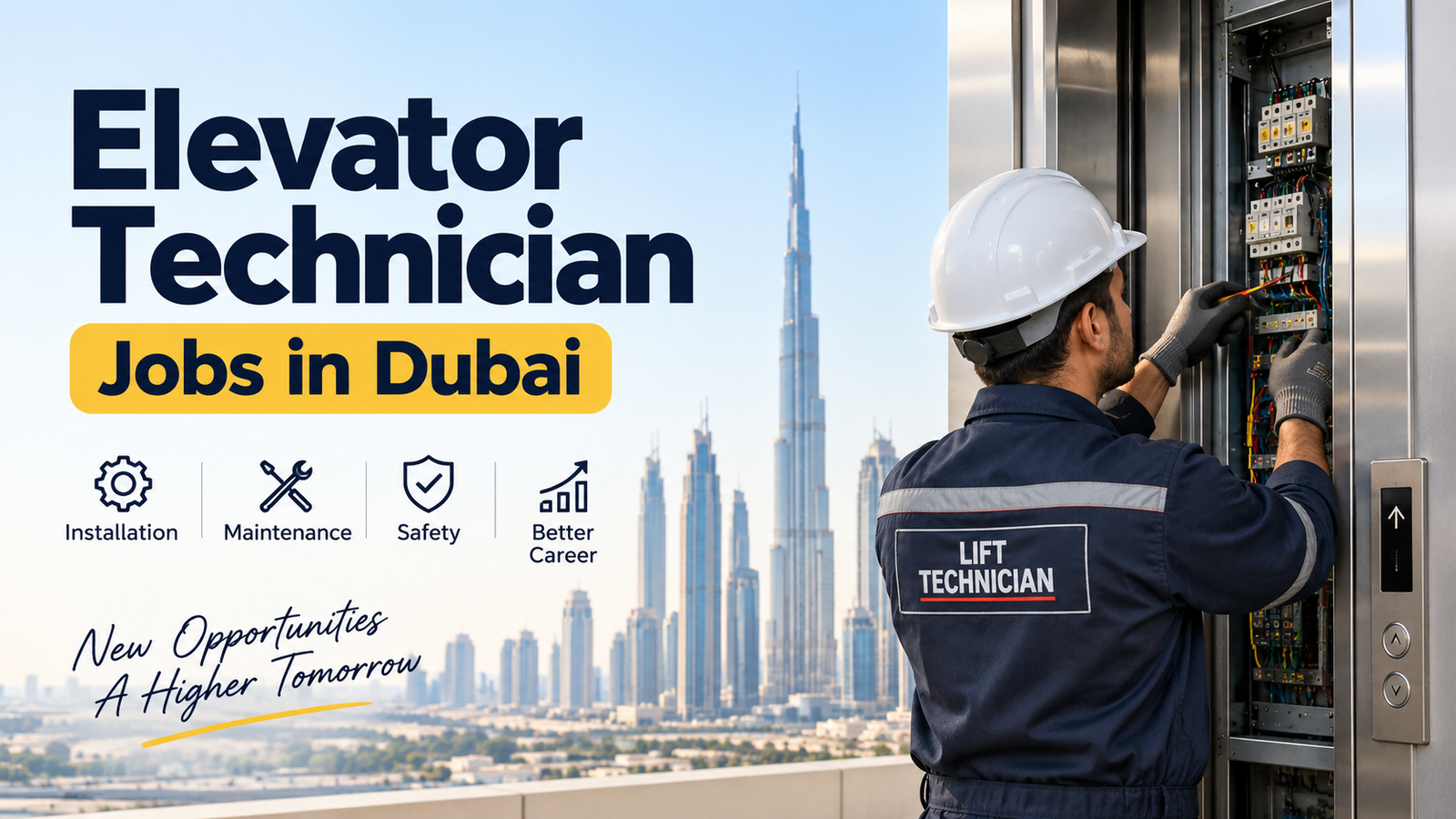 Elevator Technician Jobs in Dubai 2026 – Salary, Requirements & How to Apply