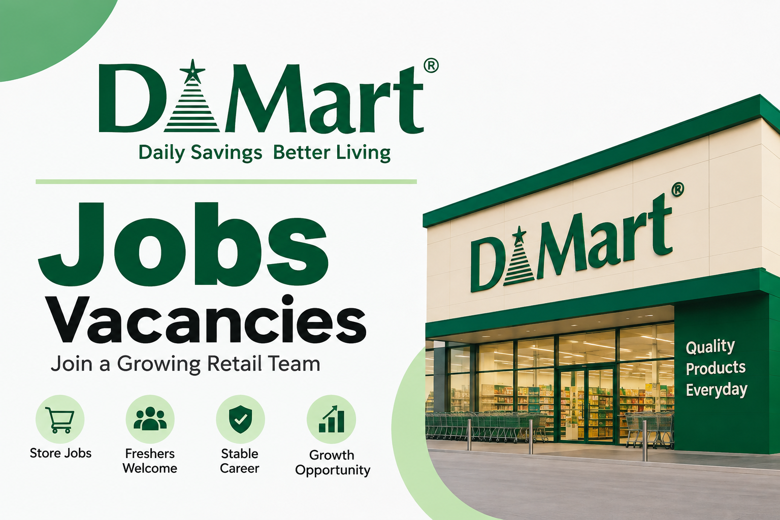 DMart Jobs Vacancies – Latest Job Opportunities, Eligibility & Application Guide