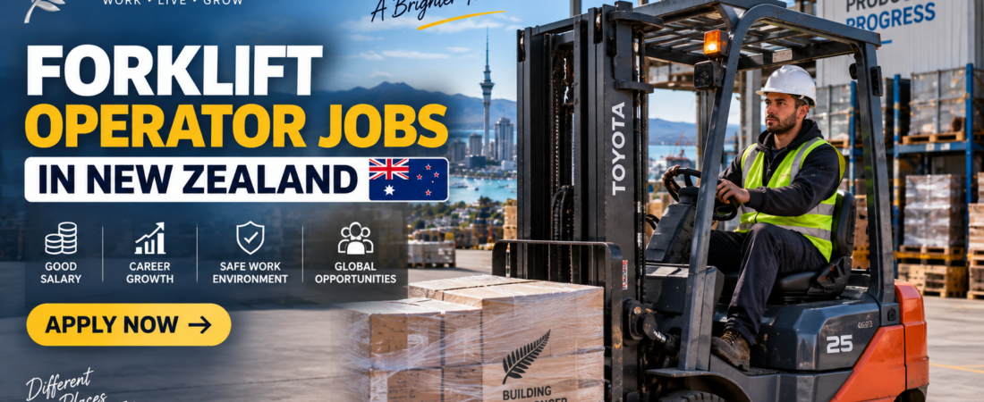 Forklift Operator Jobs in New Zealand 2026 – Salary, Requirements, Visa, Duties & How to Apply